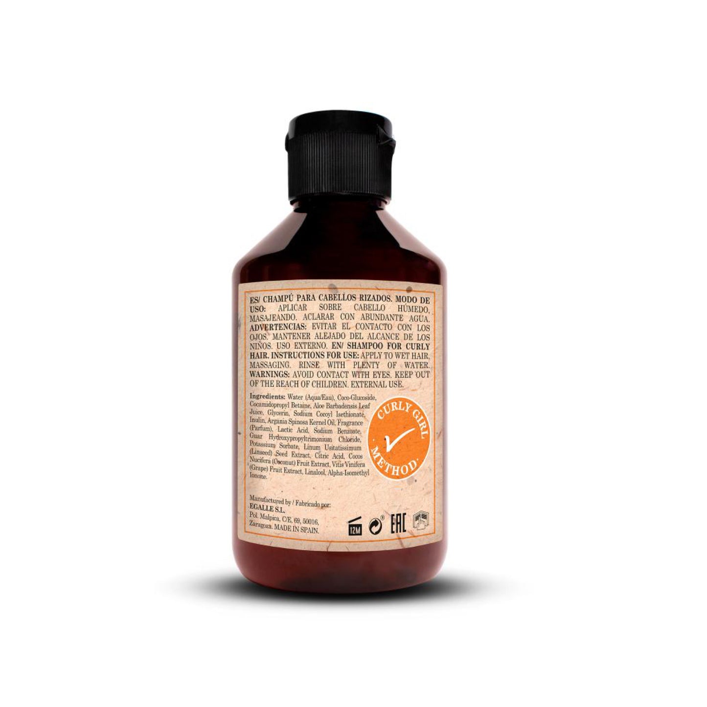 Original Botanic Curly Shampoo 250ml VEGAN