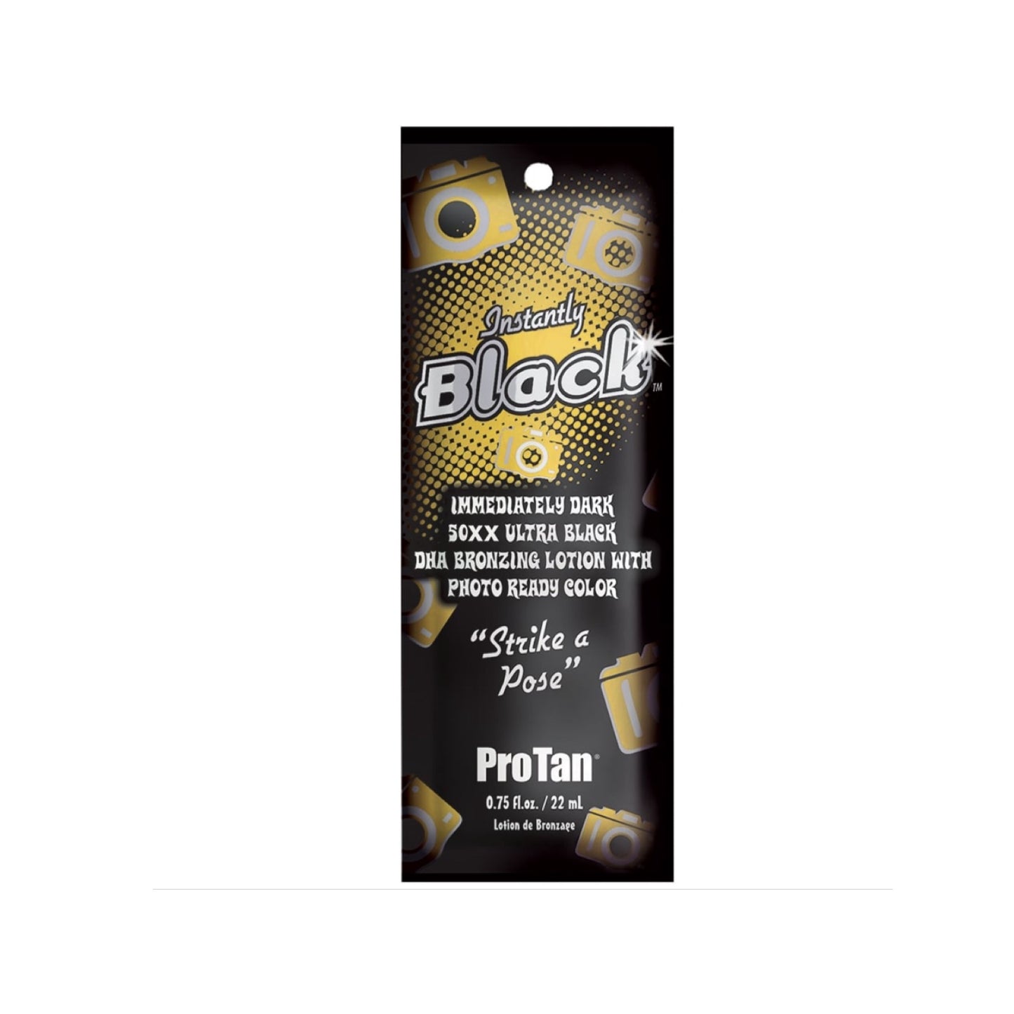 ProTan Instantly Black Immediately Dark 50xx Ultra Black DNA Bronzing Tanning Accelerator Sachet 22ml