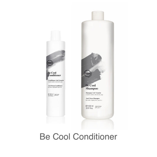 360 Hair Professional Be Cool Hair Conditioner 300ml & 1000ml (Toning for warm tones)