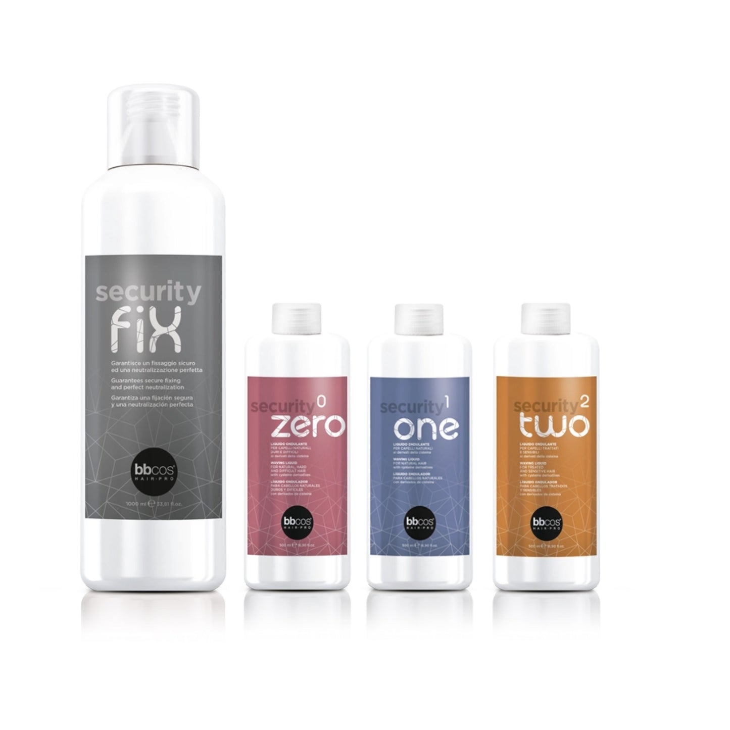 Italian Professional Perm Waving Security System 1000ml & 500ml