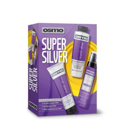 Osmo Super Silver Gift Set shampoo, Conditioning Foam