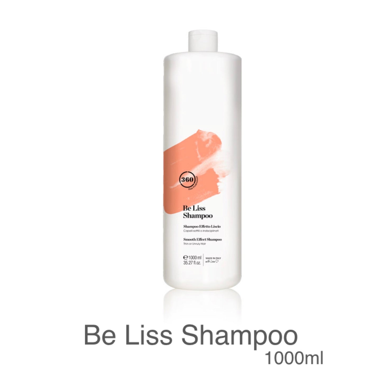 360 Hair Professional Be Liss Hair Shampoo 100ml, 450ml & 1000ml (Frizzy Hair Care)