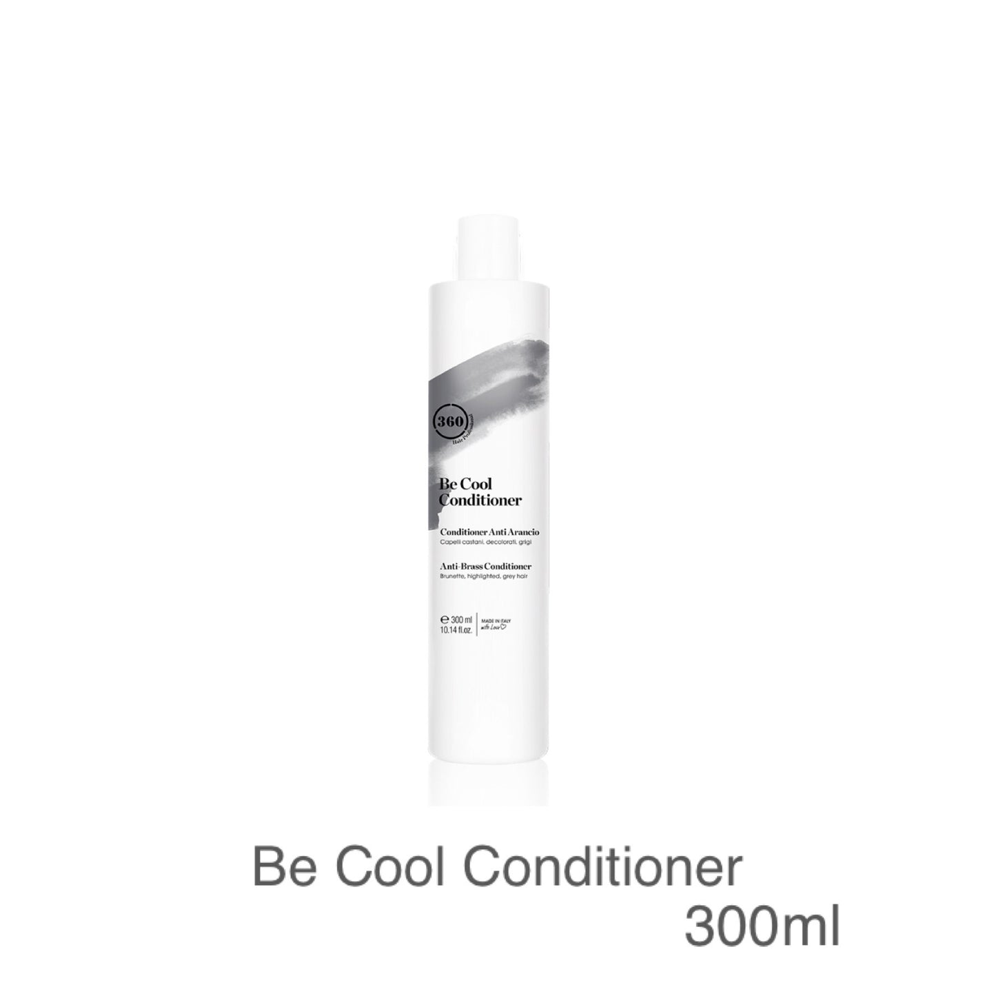 360 Hair Professional Be Cool Hair Conditioner 300ml & 1000ml (Toning for warm tones)
