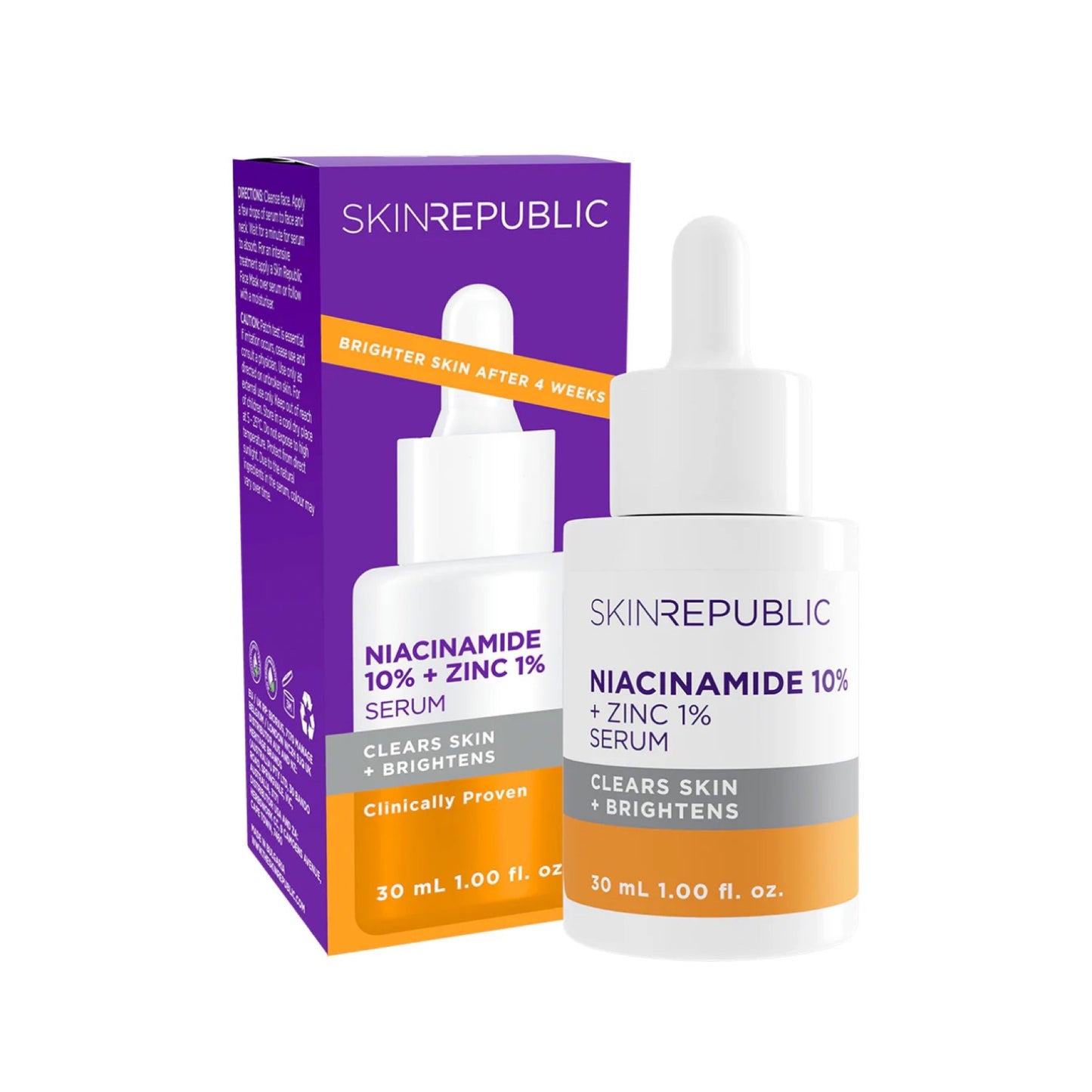 Skin Republic Niacinamide + Zinc Clears Skin & Brightens