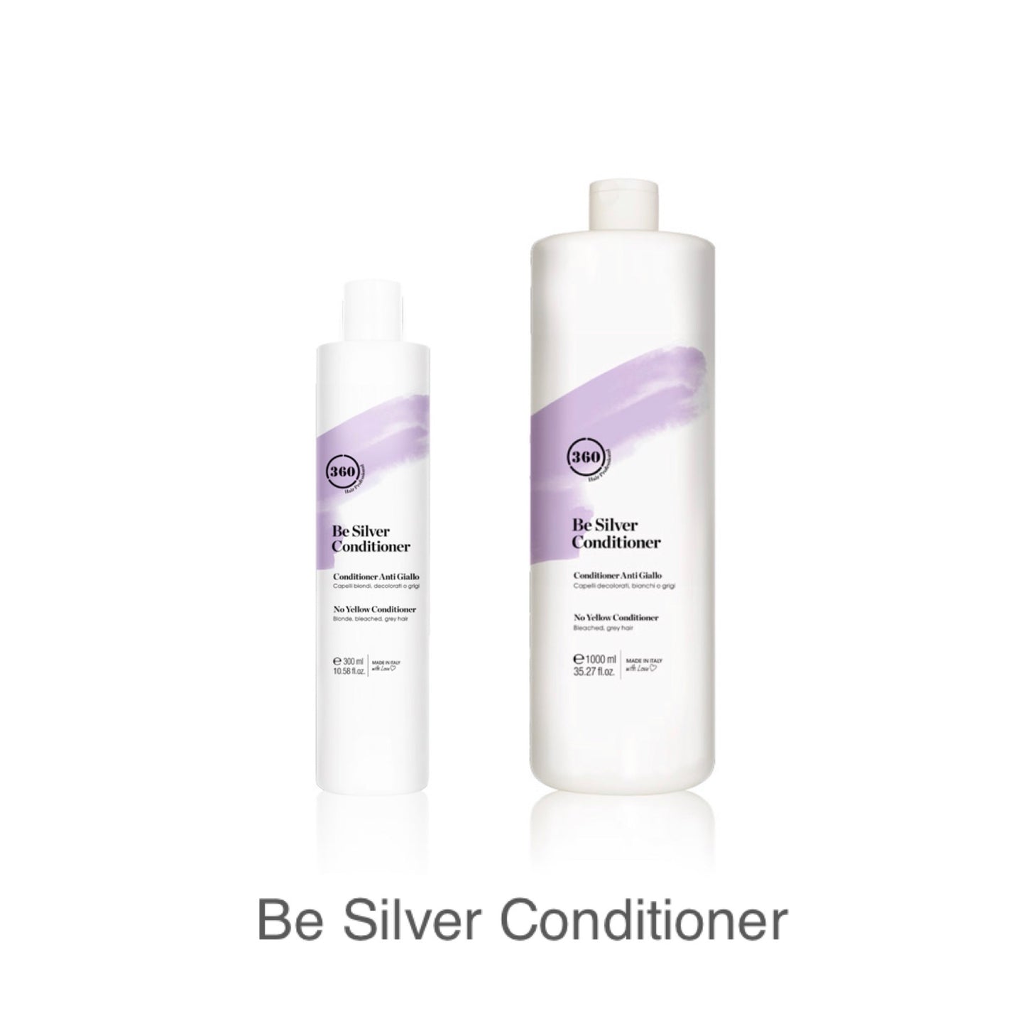 360 Hair Professional Be Silver Conditioner 100ml, 300ml & 1000ml