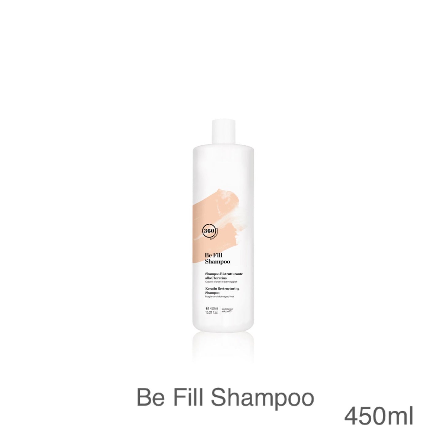 360 Hair Professional I Be Fill Shampoo 100ml 450ml & 1000ml (keratin ingredient)