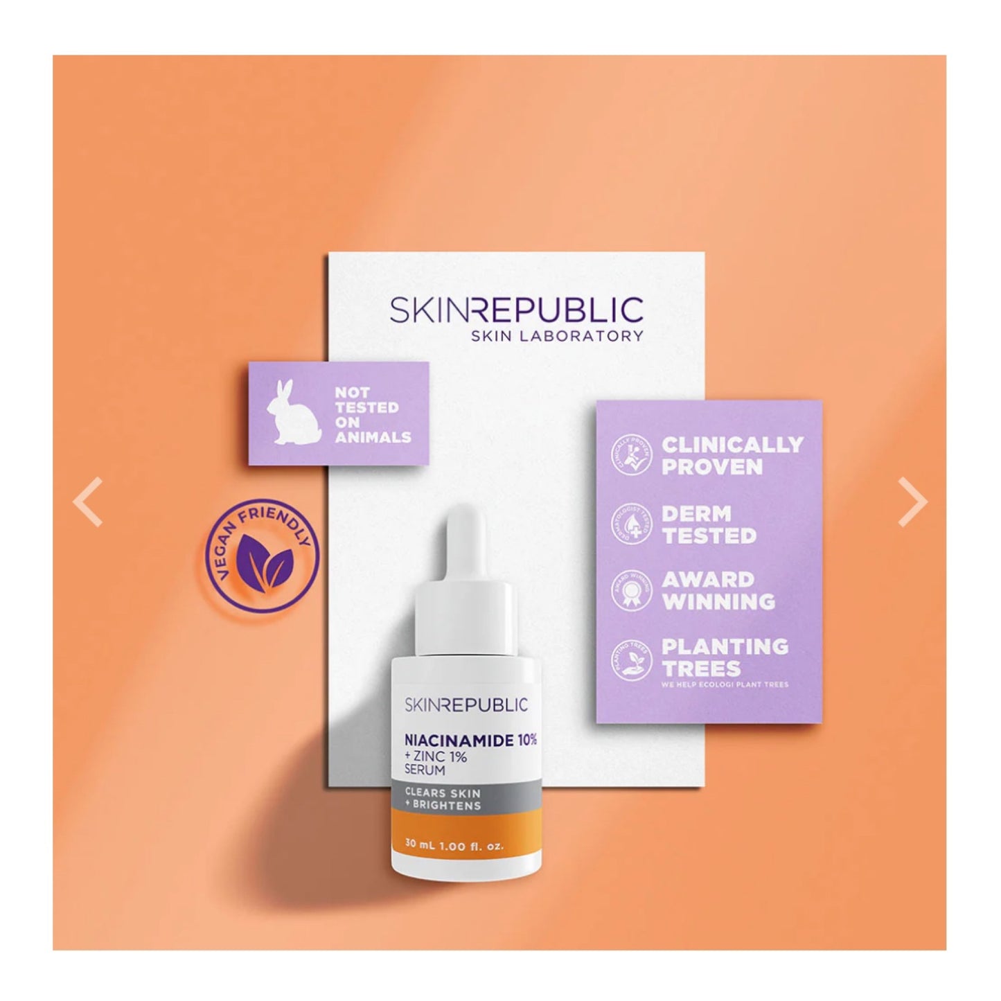 Skin Republic Niacinamide + Zinc Clears Skin & Brightens