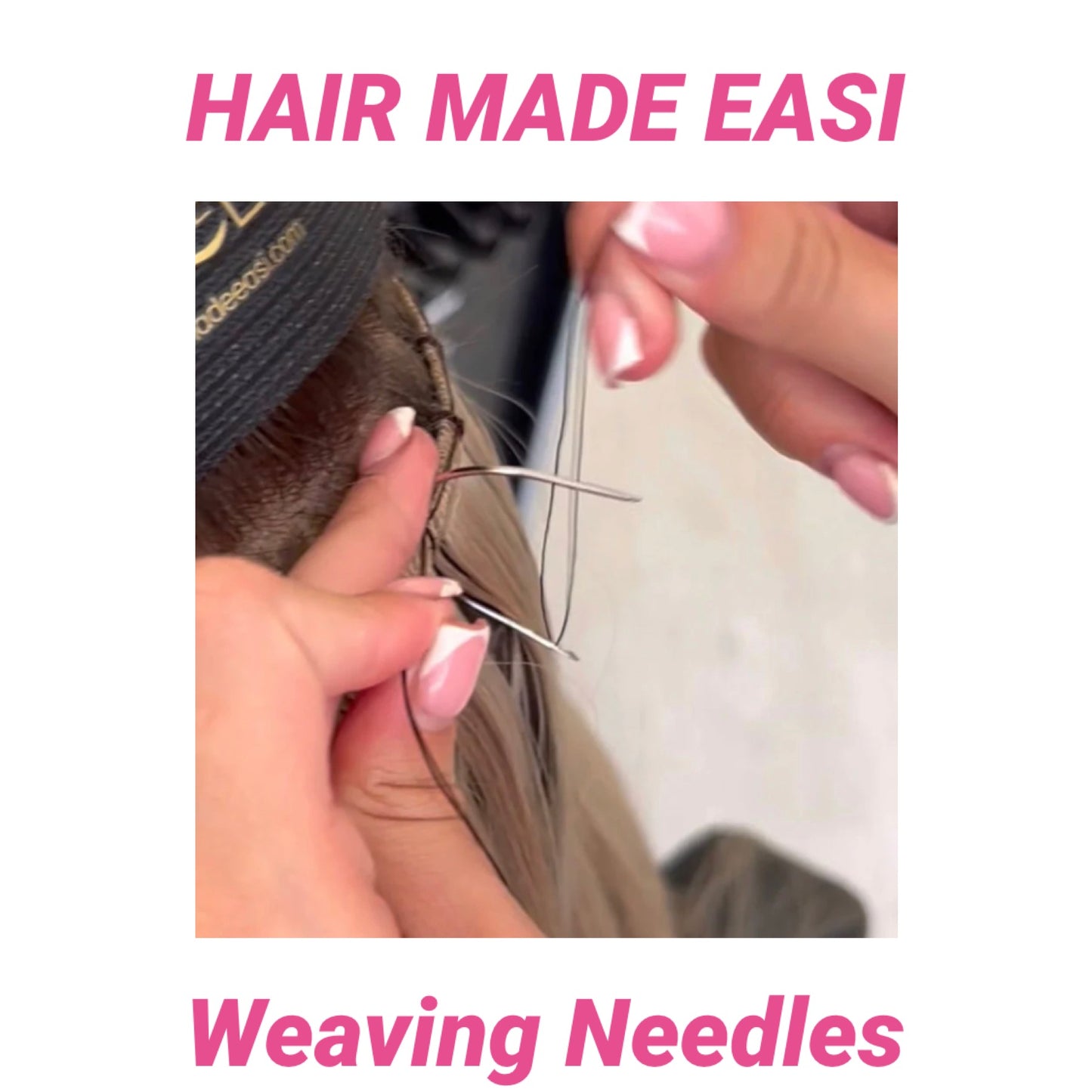 Hair Made Easi Curved Weaving Needles 10pk
