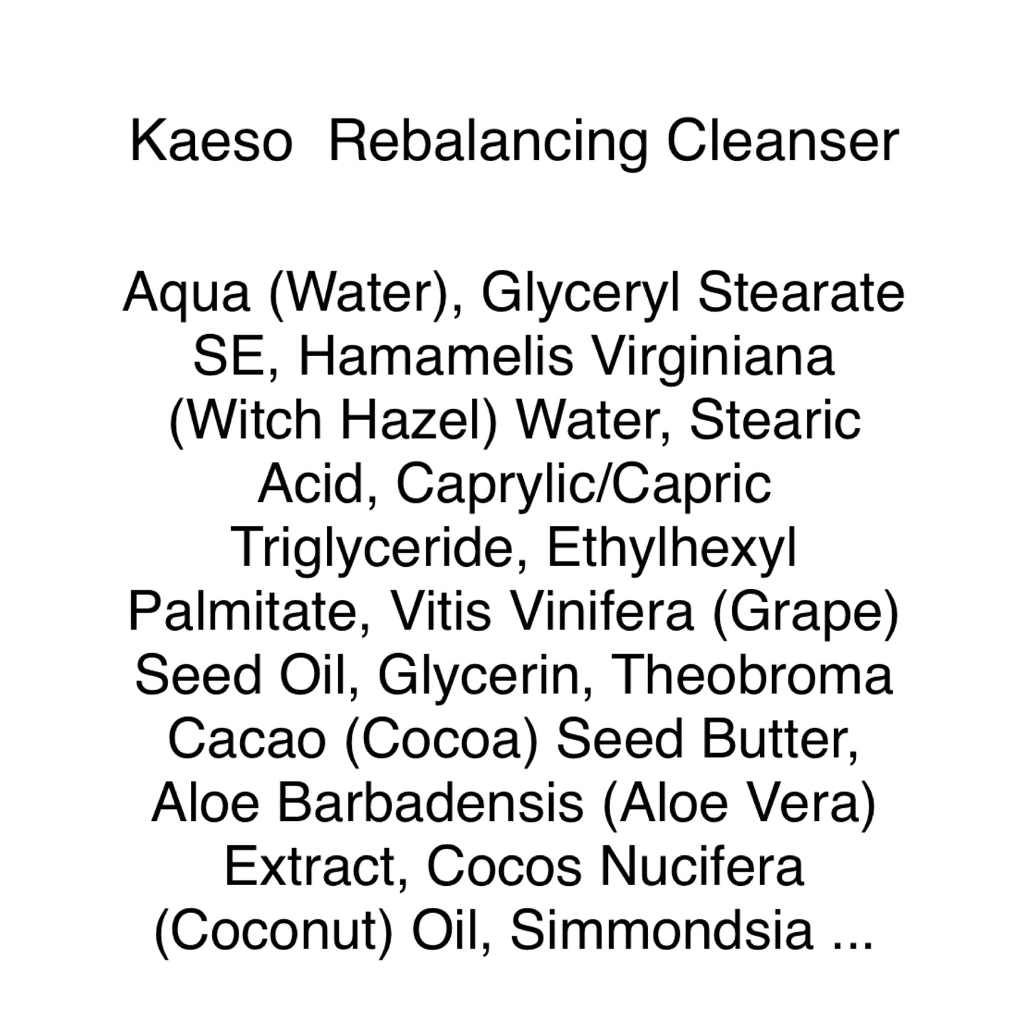 KAESO Rebalancing Skincare Kit (5 items) Skincare Set