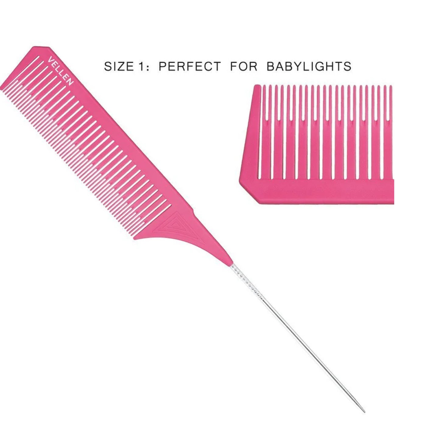 Vellen Premium Professional Hair Tail Comb Set