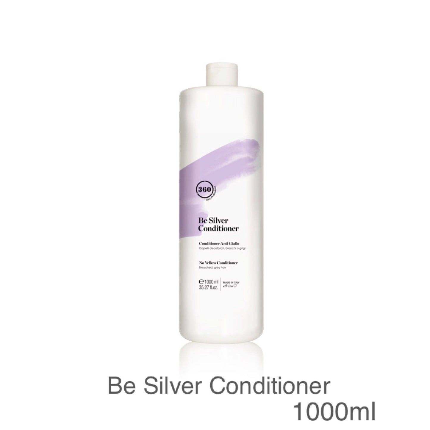 360 Hair Professional Be Silver Conditioner 100ml, 300ml & 1000ml