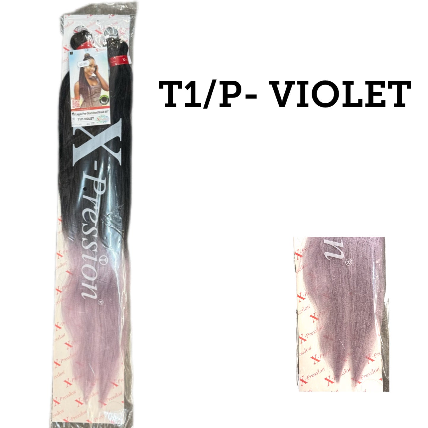 XPRESSIONS LAGOS 60” PRE STRETCHED BRAID OMBRÉ