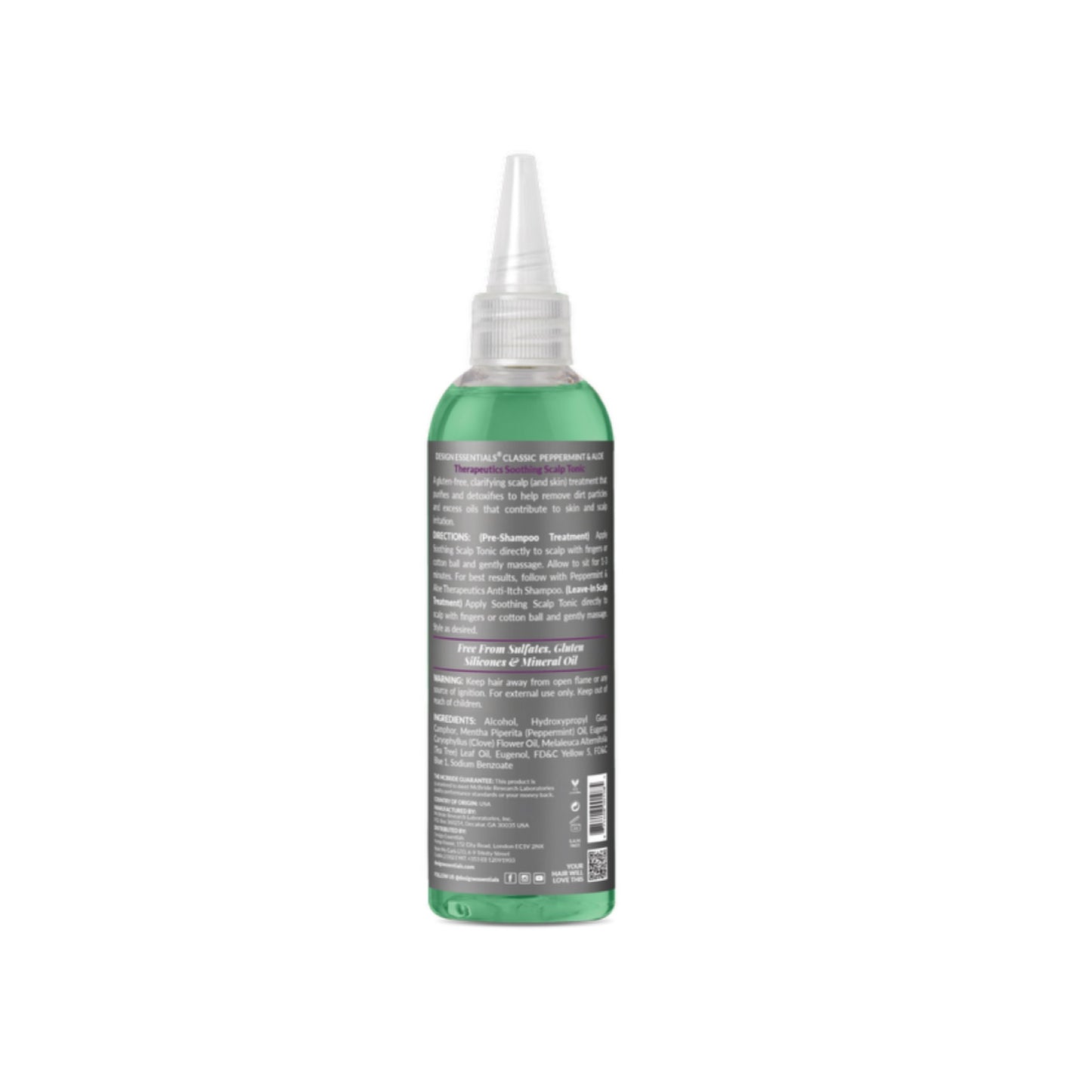 Design Essentials Peppermint & Aloe Soothing Scalp Tonic