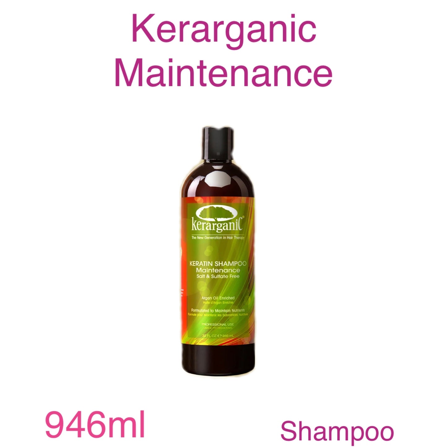 Kerarganic Post Maintenance Shampoo 236ml to 946ml
