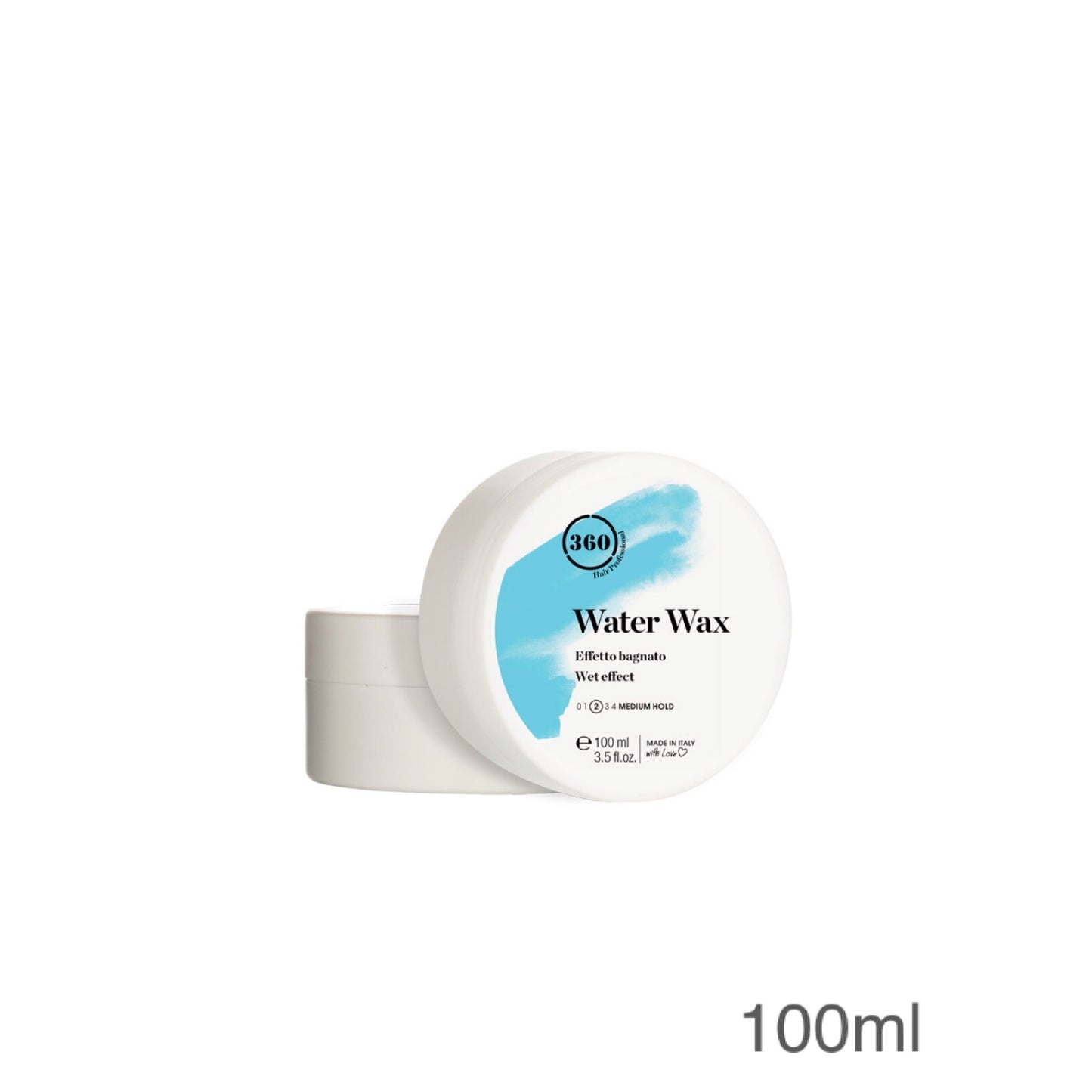 360 Hair Professional Hair Water Wax Wet Look 100ml Unisex
