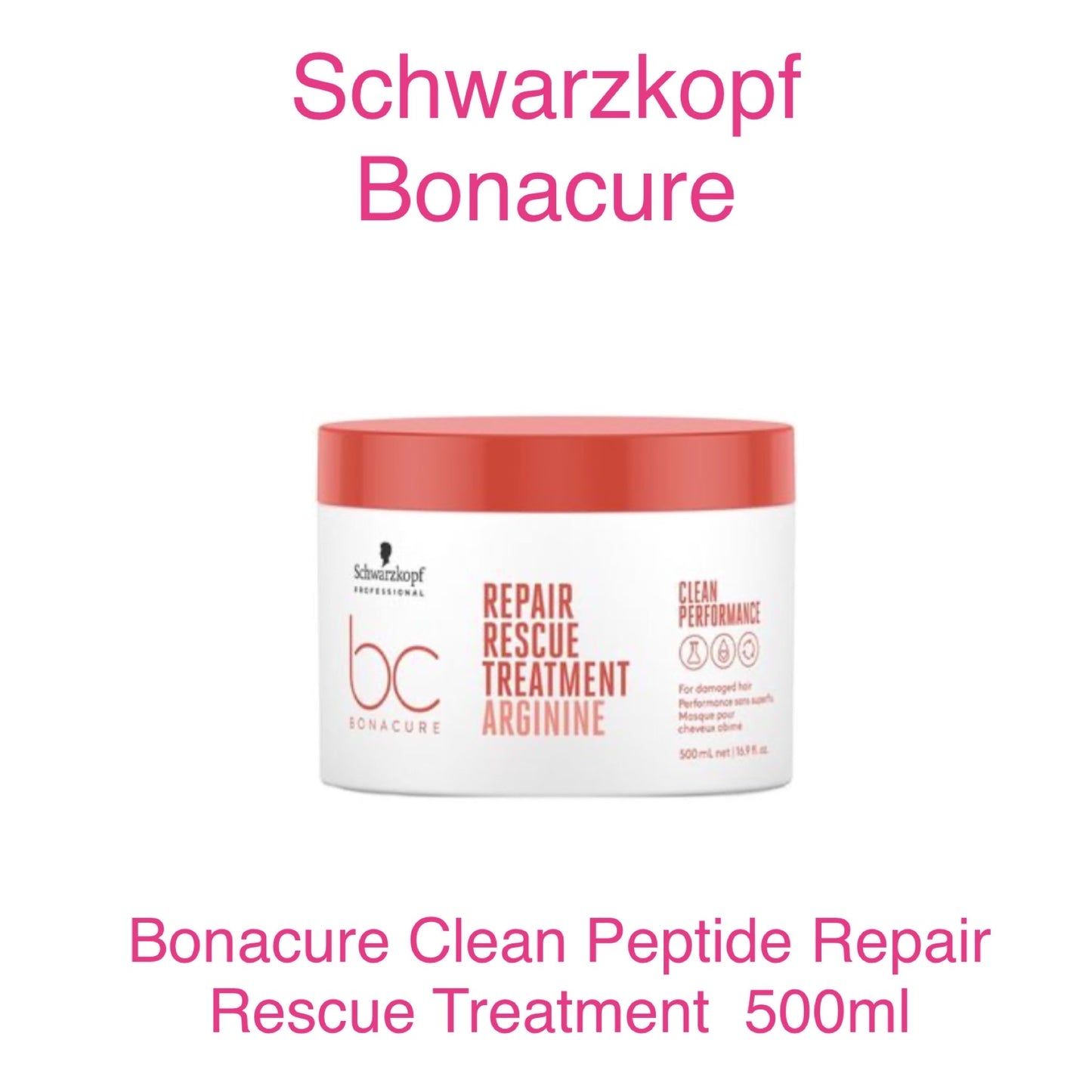 Schwarzkopf Bonacure Clean Repair Rescue Treatment