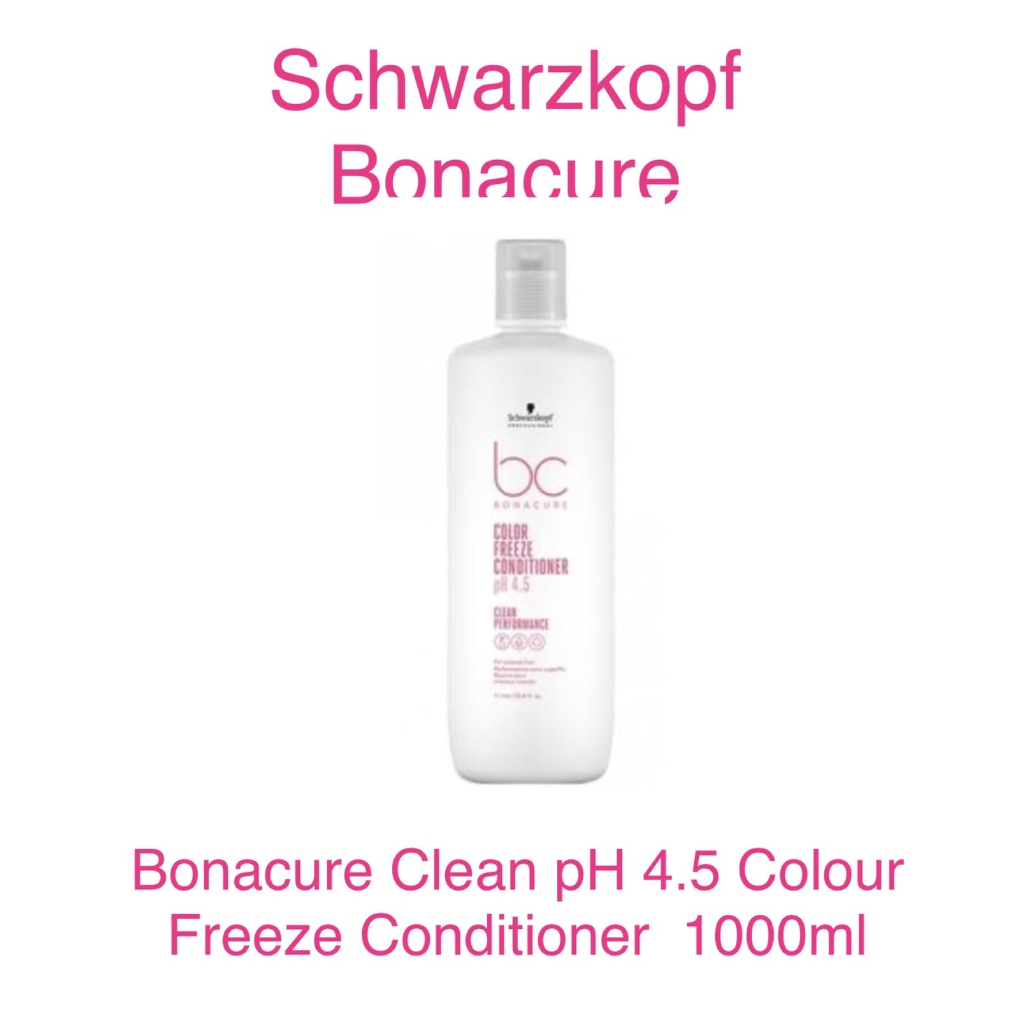 Schwarzkopf Bonacure Clean pH 4.5 Colour Freeze Conditioner