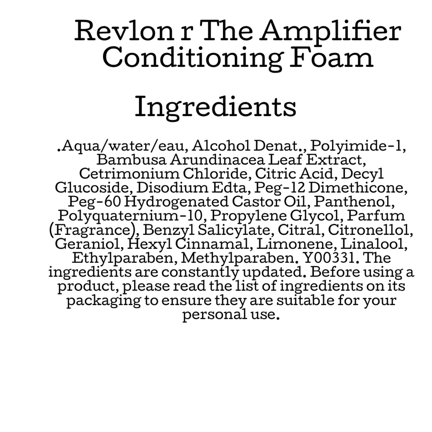 Revlon Professional Pro You The Amplifier Mousse Conditioner for fine hair 165ml