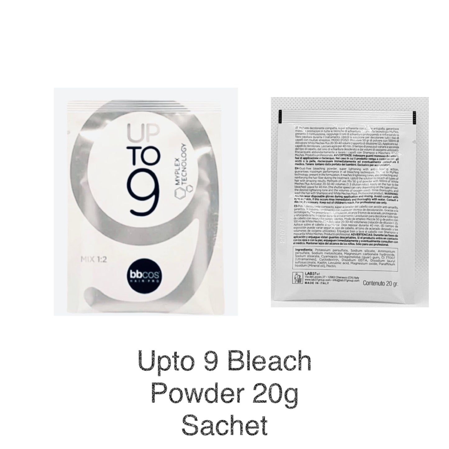BBCos Upto 9 Bleach Powder (no Ammonia) 500g