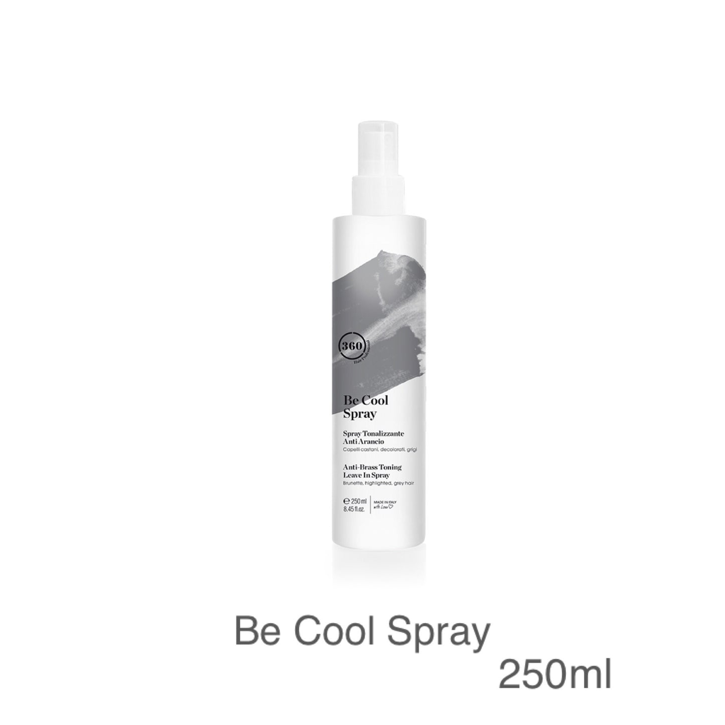 360 Hair Professional Be Cool Leave in Spray 250ml (Toning for warm tones)
