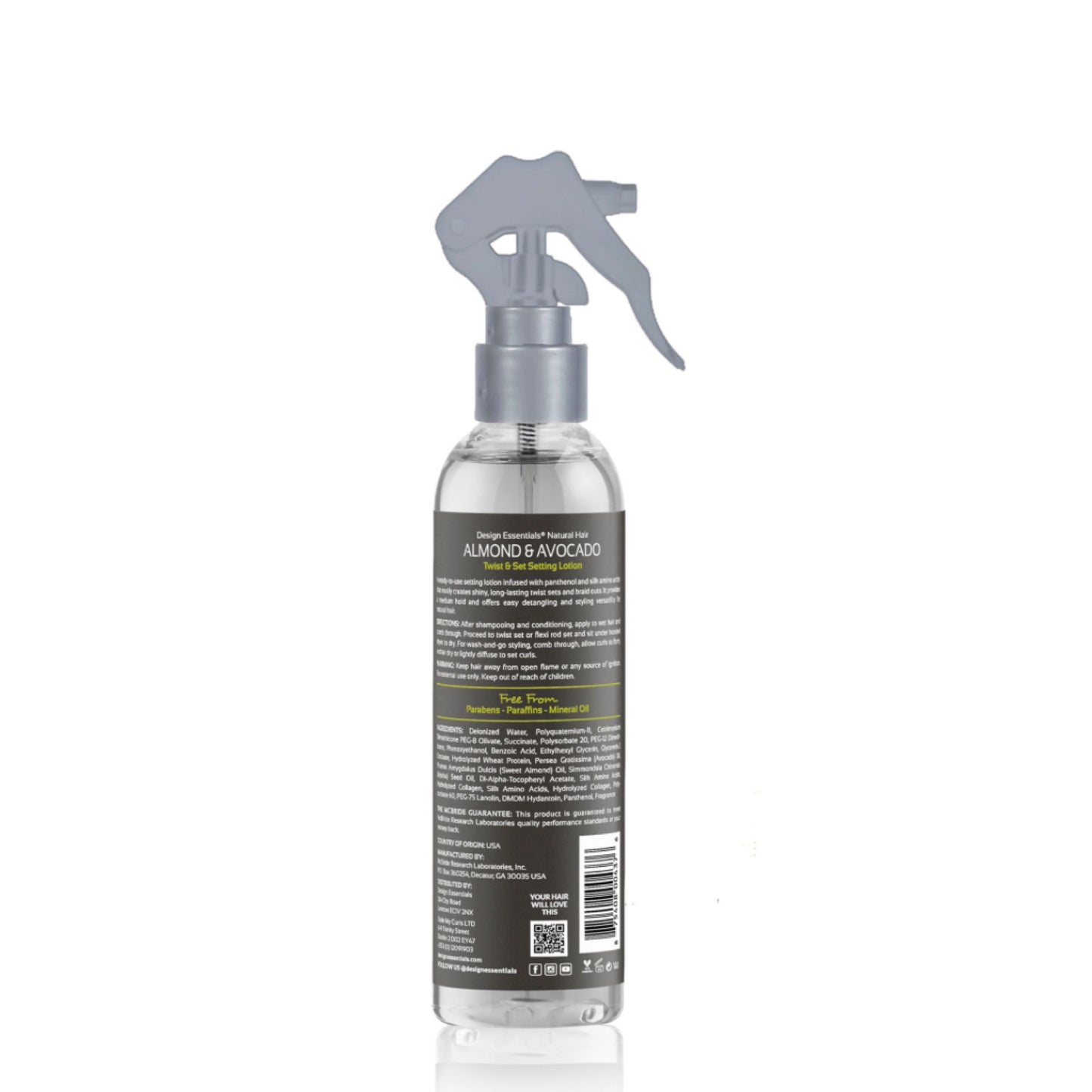 Design Essentials Almond & Avocado Twist & Set Setting Lotion 237ml