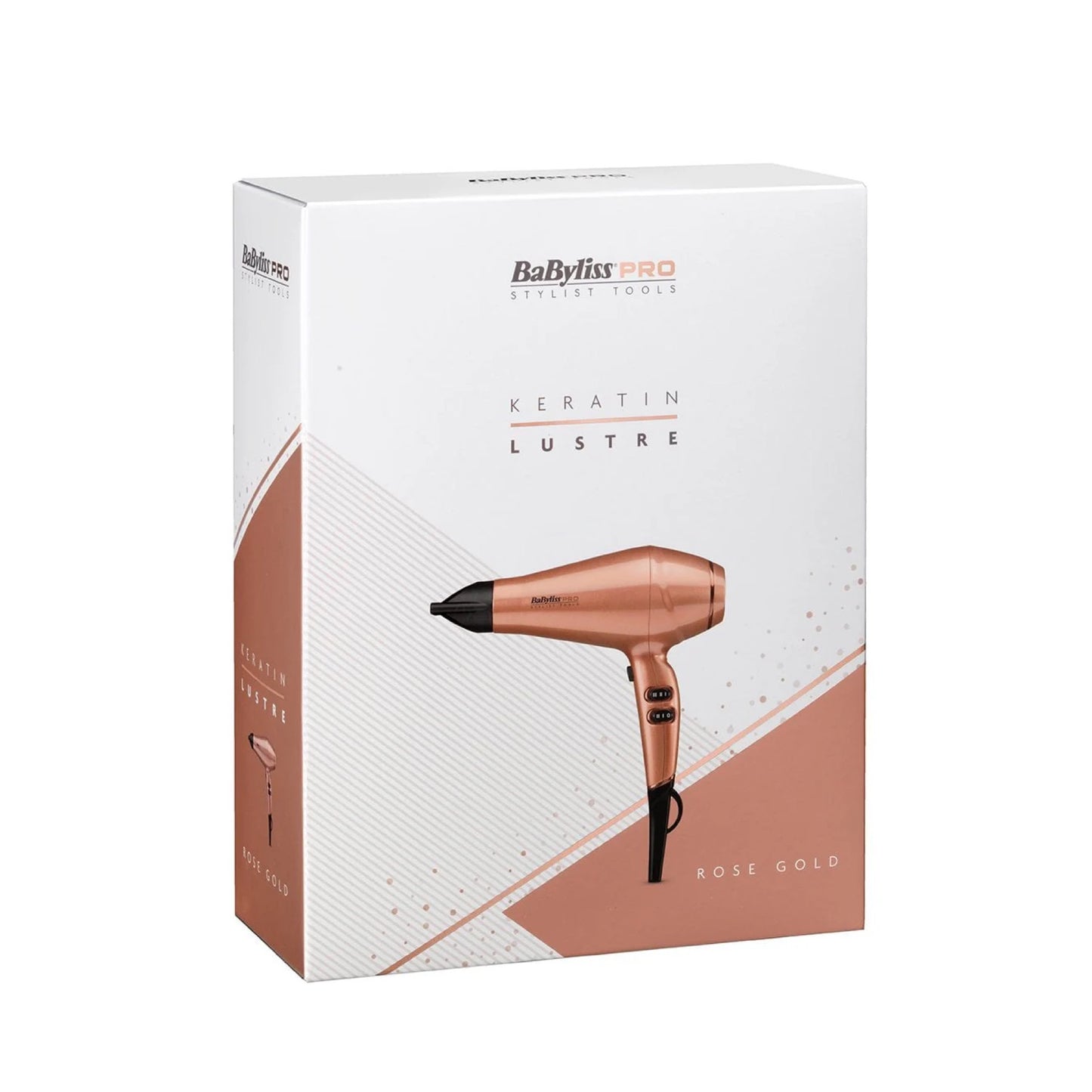 Babylis Pro Keratin Lustre Dryer Rose Gold Shimmer