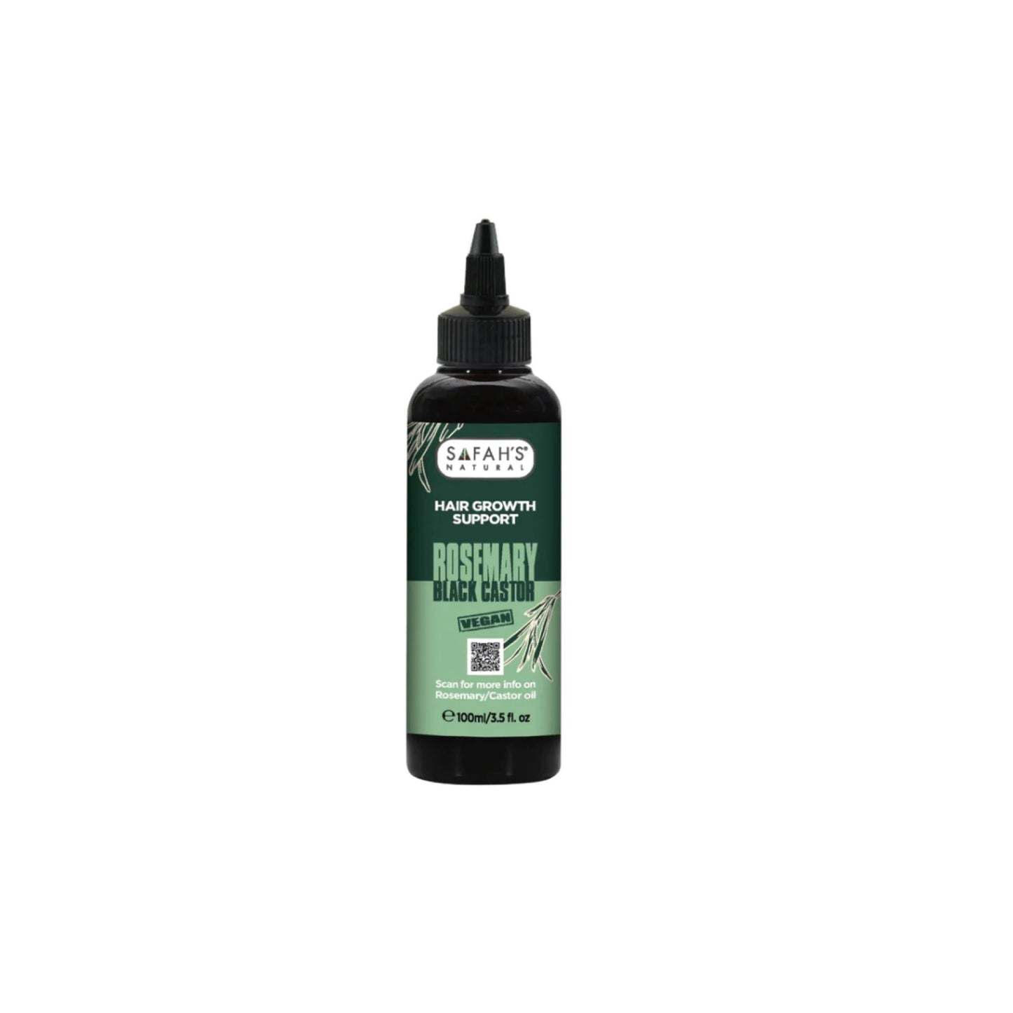Safahs Rosemary with Natural Jamaican Castor Oil 100ml
