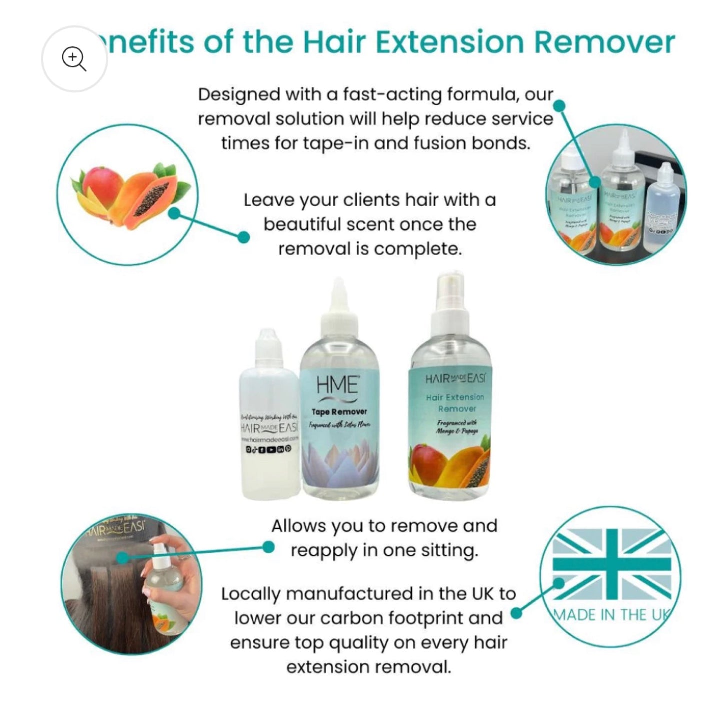 Hair Made Easi Hair Extension Remover Spray 250ml)
