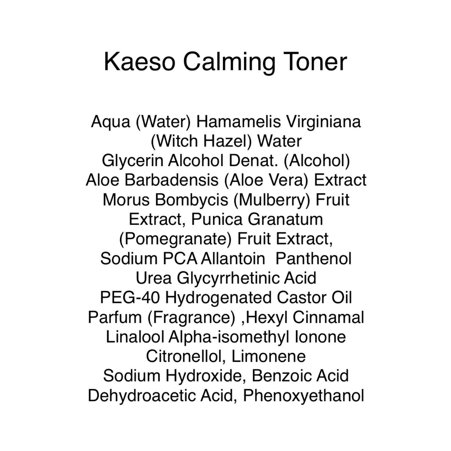 KAESO Calming Collection Skincare Set (5items)