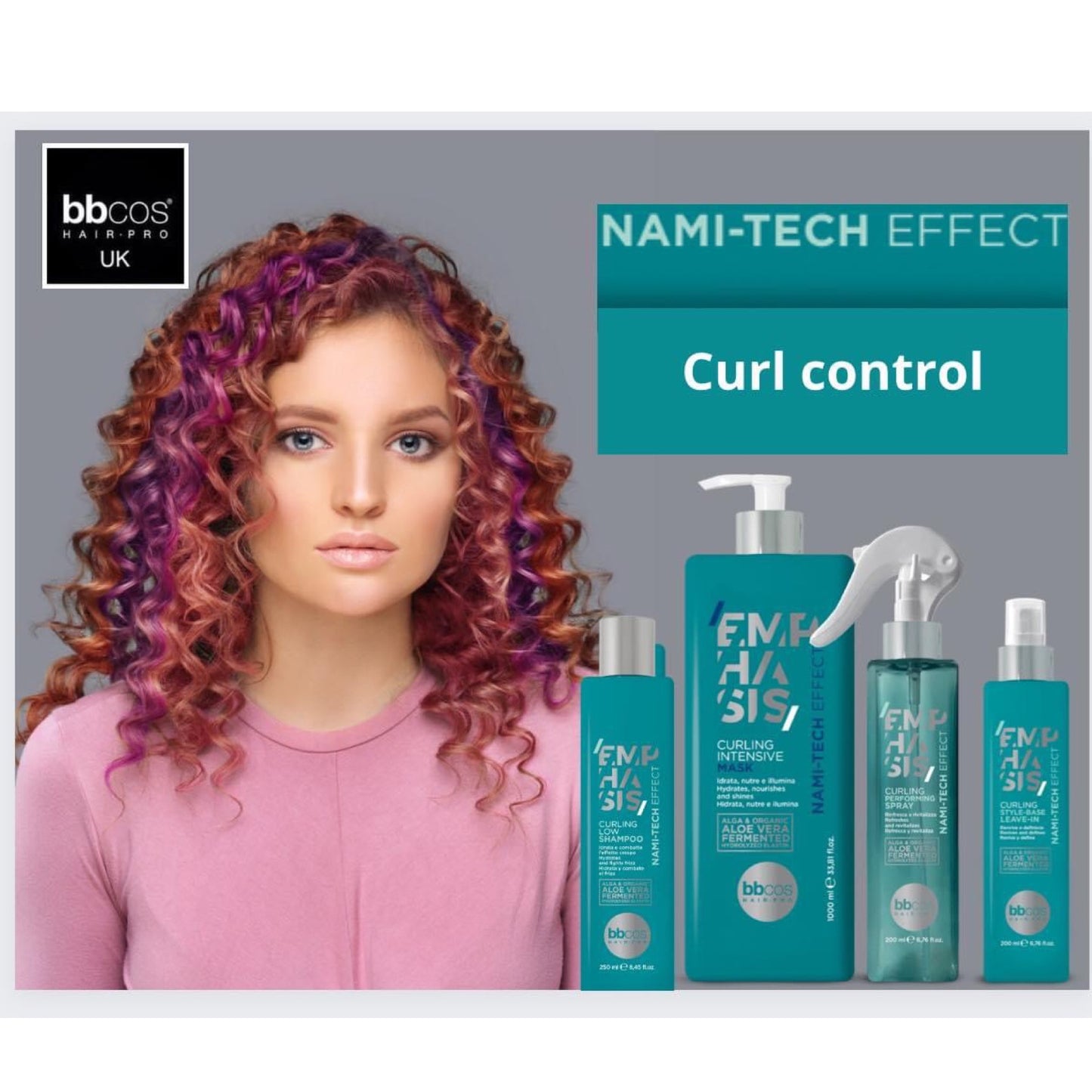 BBCos Emphasis Curly Hair Style Base Leave in 200ml