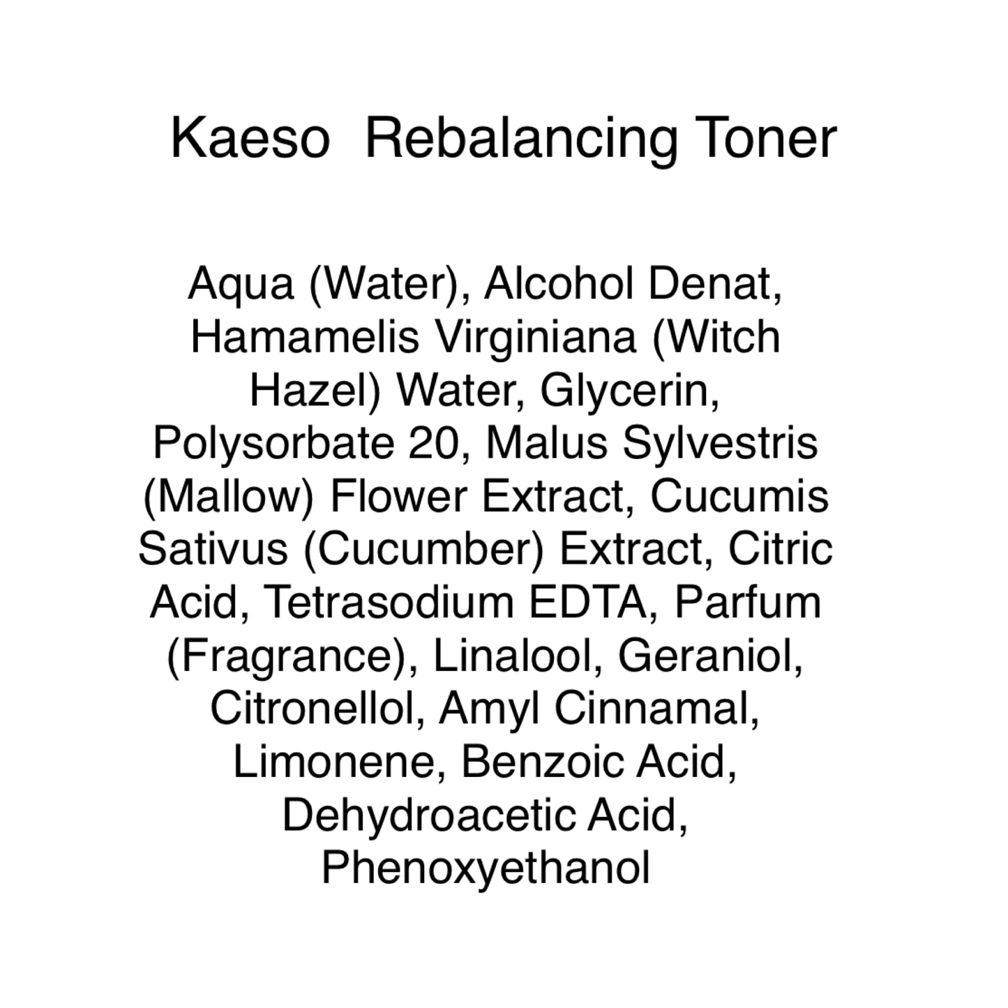 KAESO Rebalancing Skincare Kit (5 items) Skincare Set