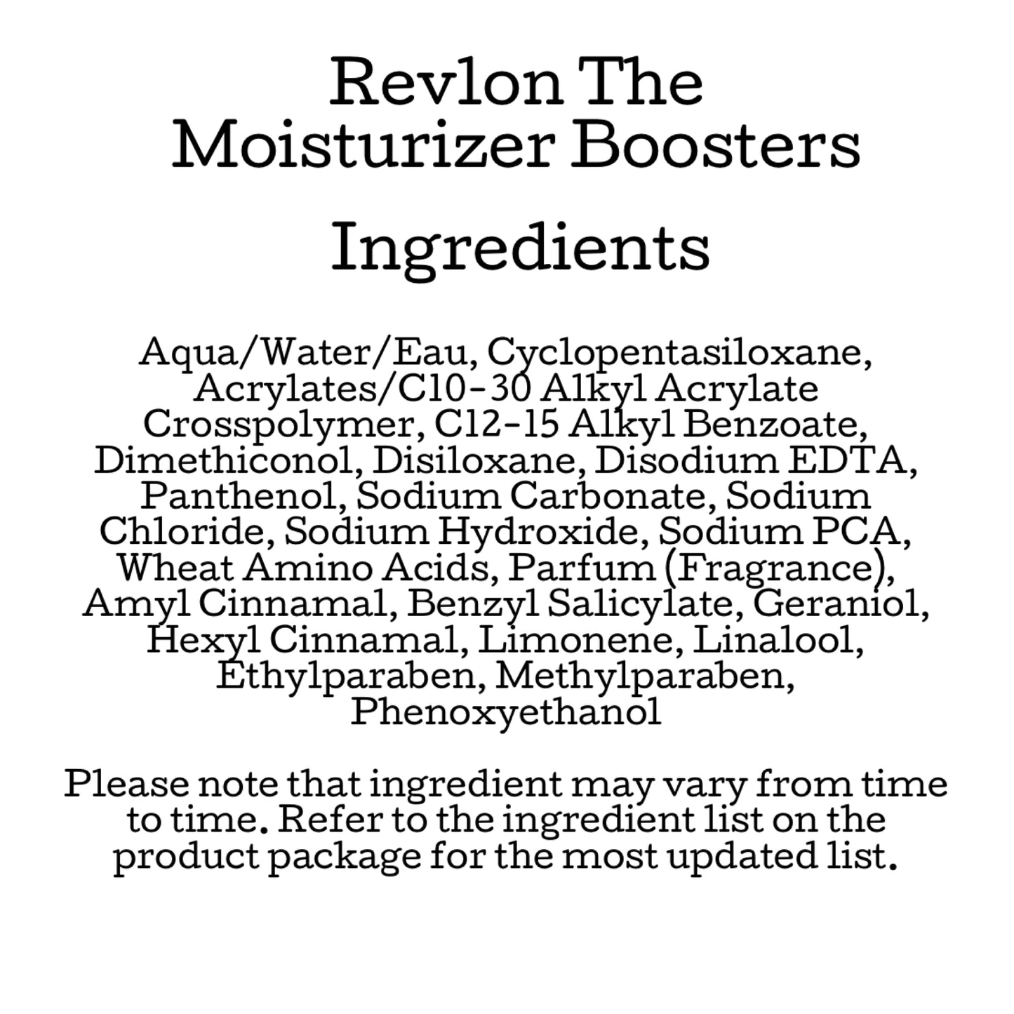 Revlon Professional Pro You The Moisturizer Hydrating Boosters x 10 Ampoules