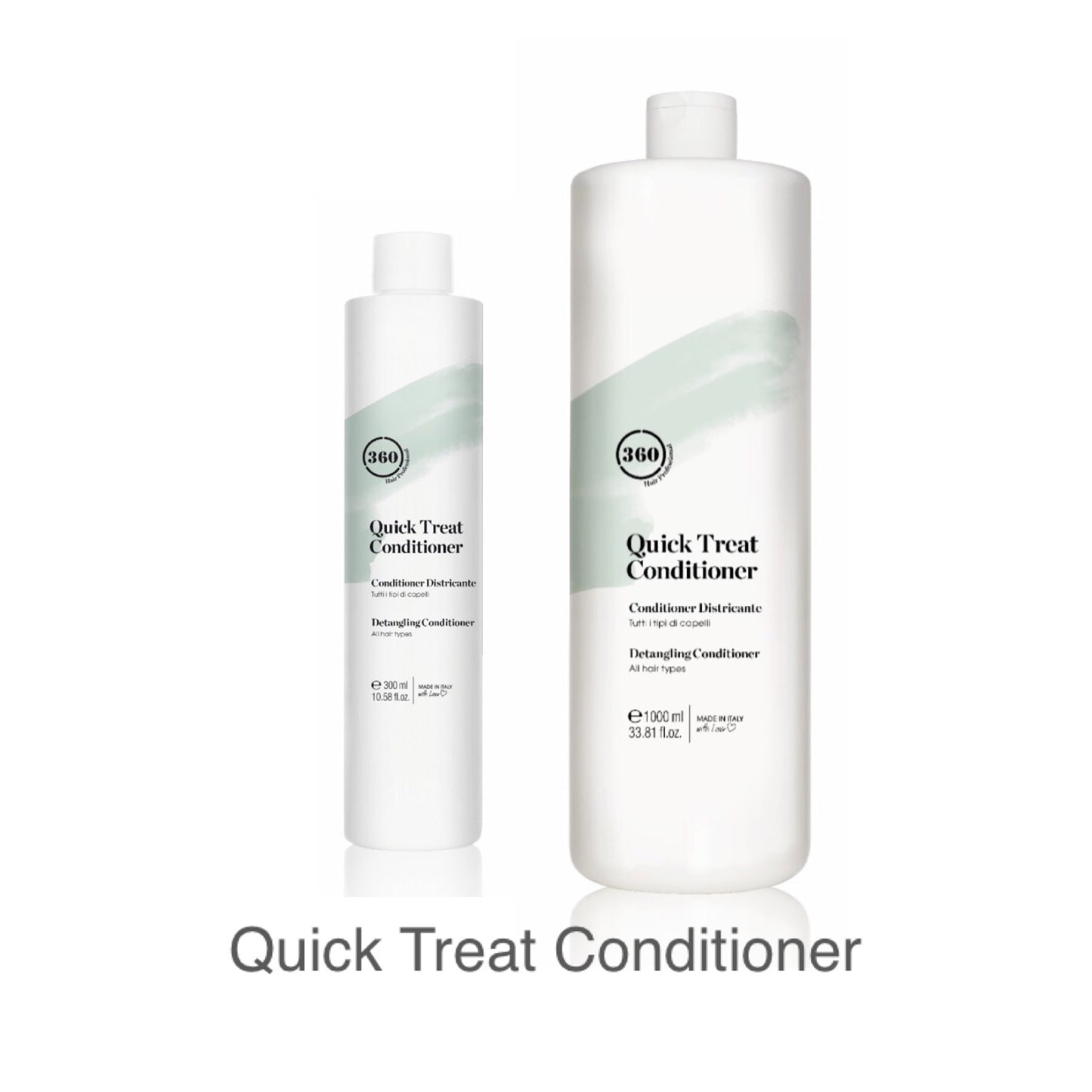 360 Hair Professional Quick Treat Conditioner 300ml & 1000ml (colour build up, Chlorine & cleanser)