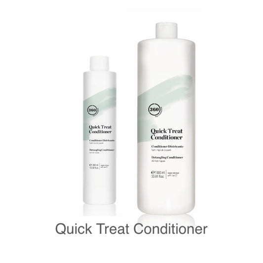 360 Hair Professional Quick Treat Conditioner 300ml & 1000ml (colour build up, Chlorine & cleanser)