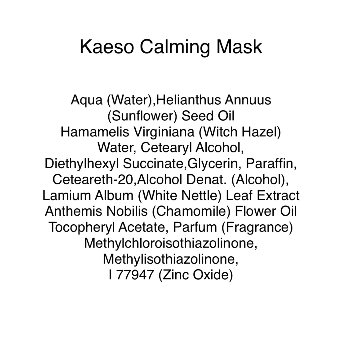 KAESO Calming Collection Skincare Set (5items)