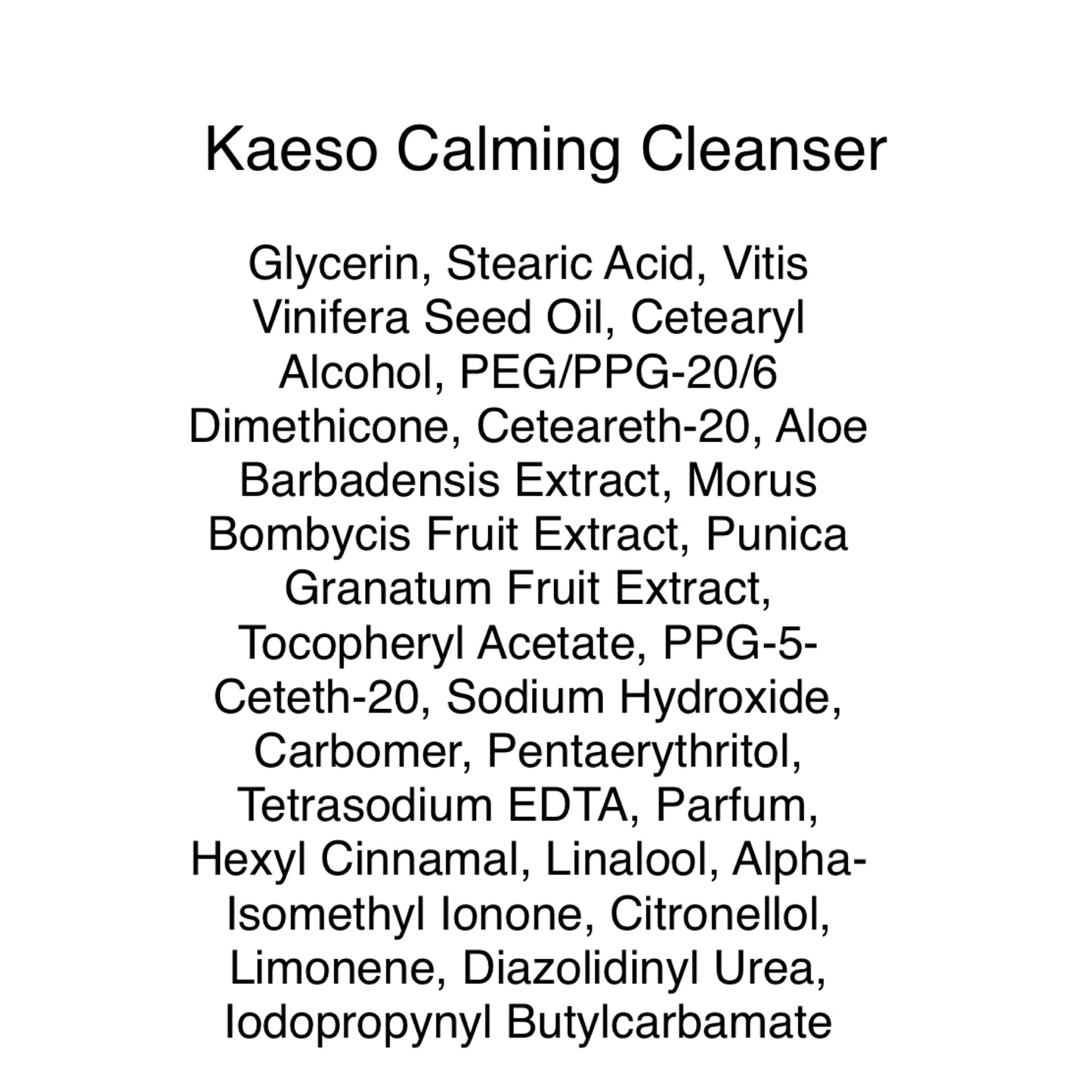 KAESO Calming Collection Skincare Set (5items)