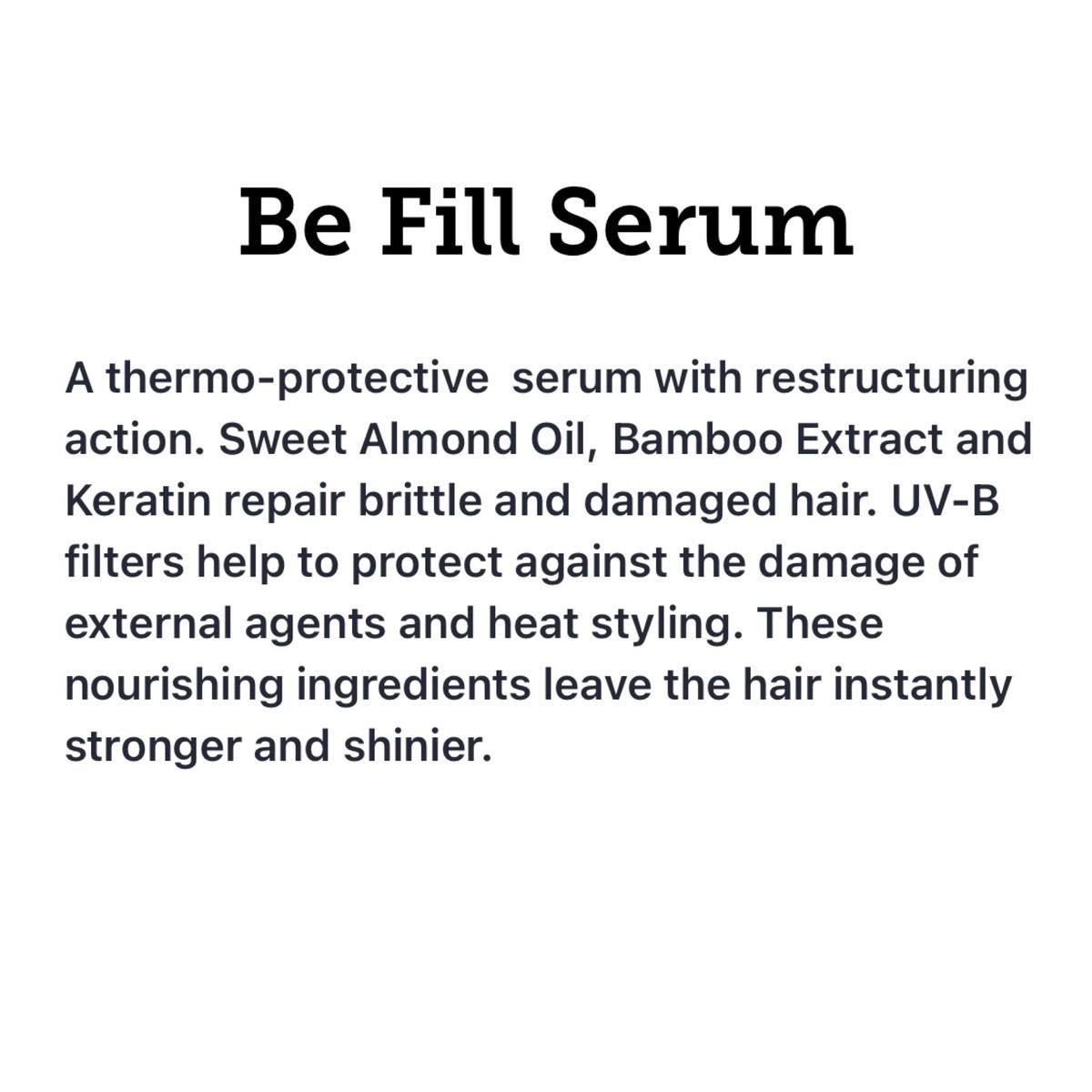 360 Hair Professional Be Fill Serum 150ml (keratin ingredient - heat protection)