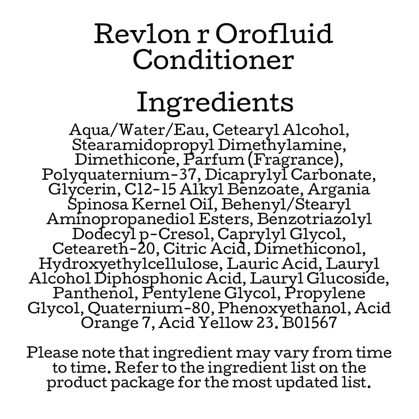 Revlon Professional Orofluido Radiance Argon Conditioner 250ml