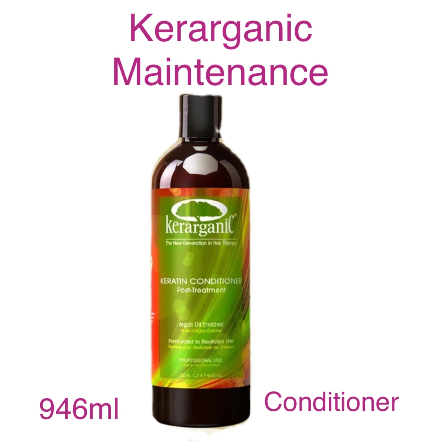 Kerarganic Keratin Maintenance Conditioner see photo