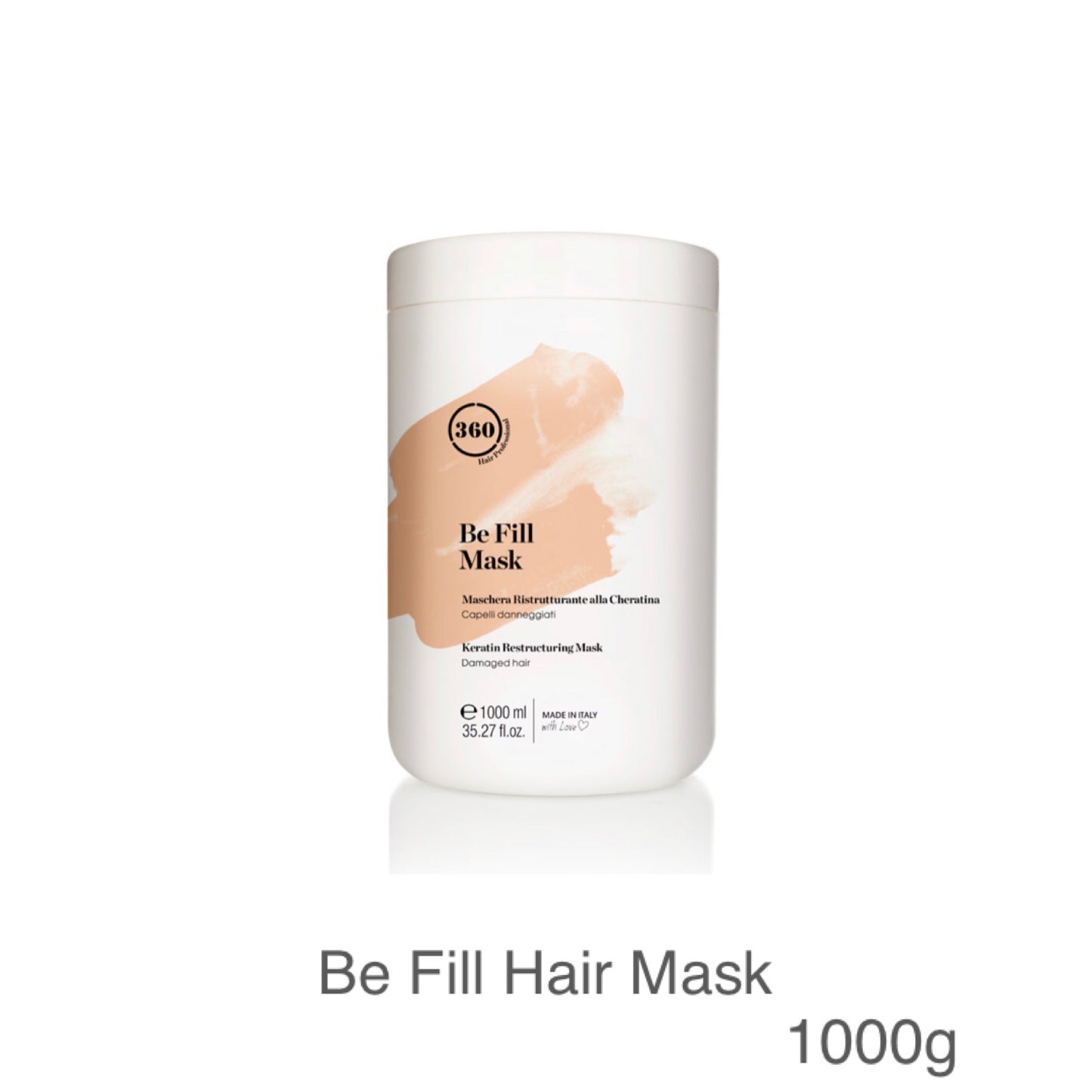 360 Hair Professional Be Fill Hair Mask 500ml & 1000ml (keratin ingredient)