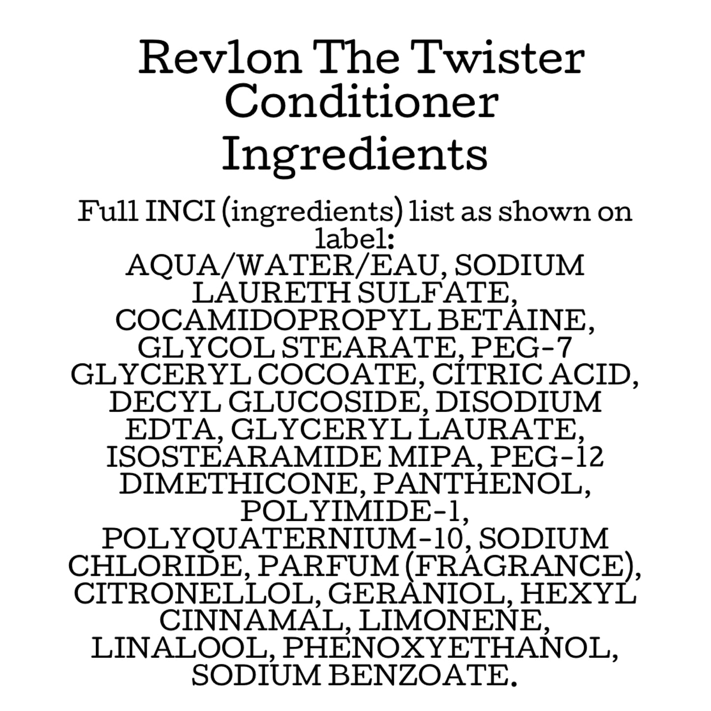 Revlon Professional PRO YOU The Twister Conditioner 350ml