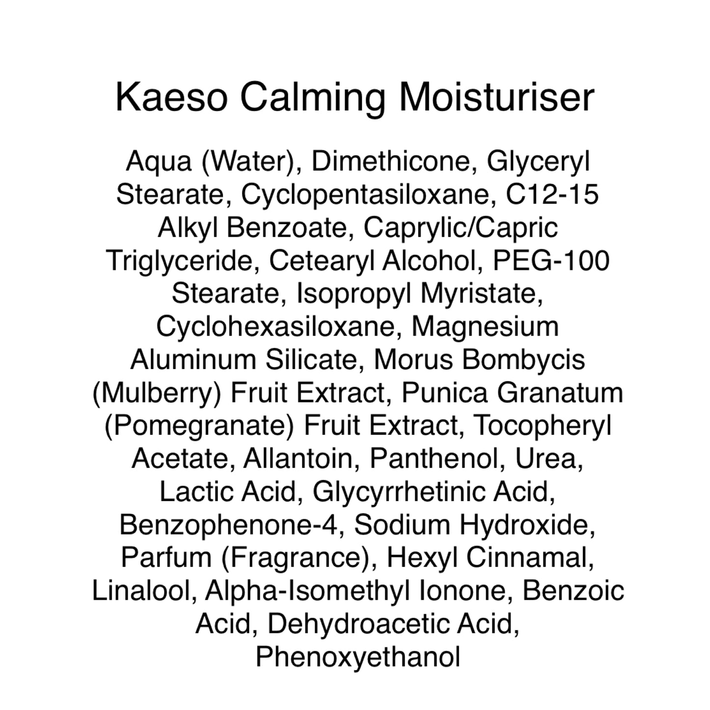 KAESO Calming Collection Skincare Set (5items)