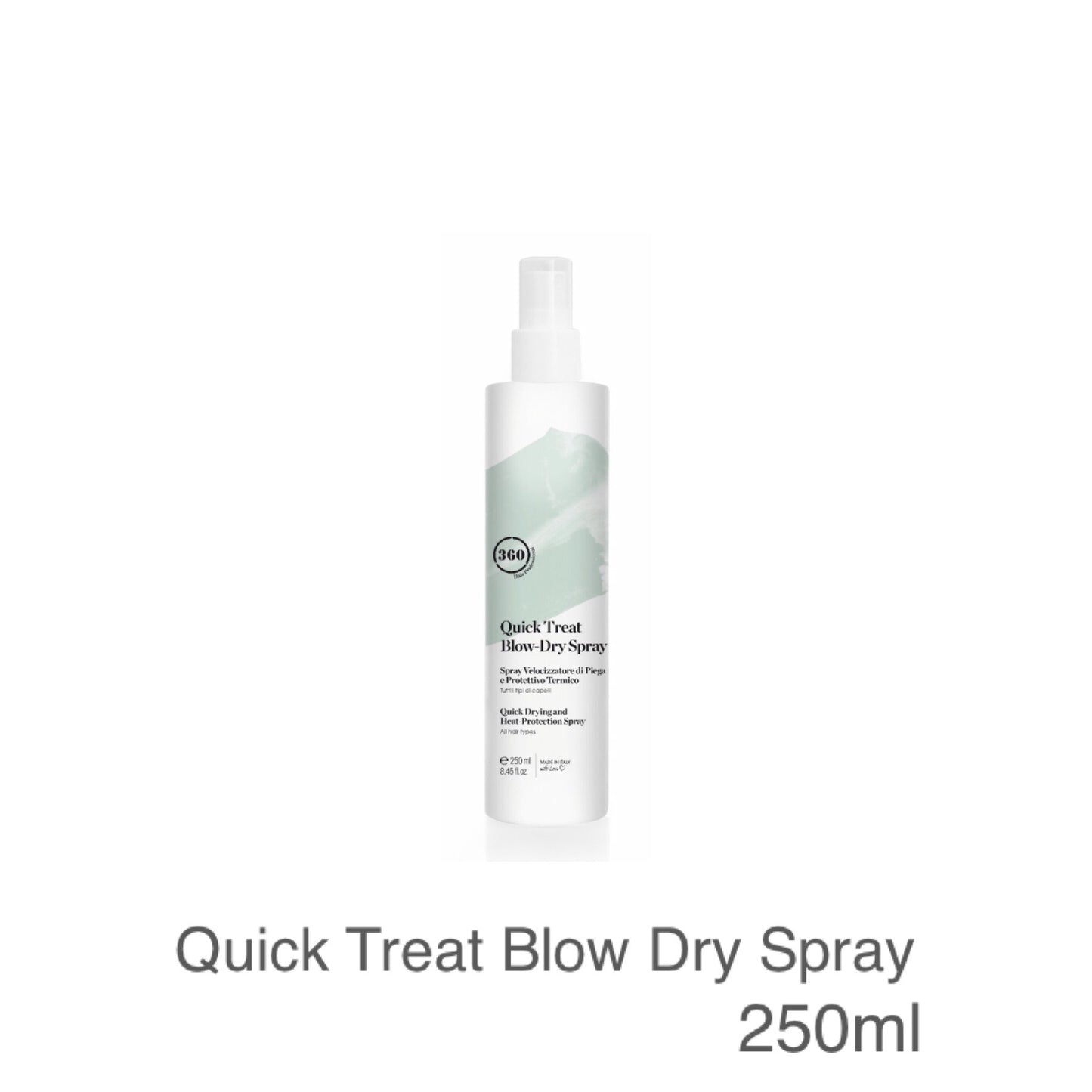360 Hair Professional Quick Treat Blow Dry Spray 250ml