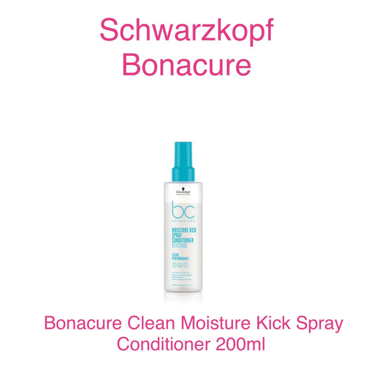 Schwarzkopf Bonacure Clean Moisture Kick Spray Conditioner