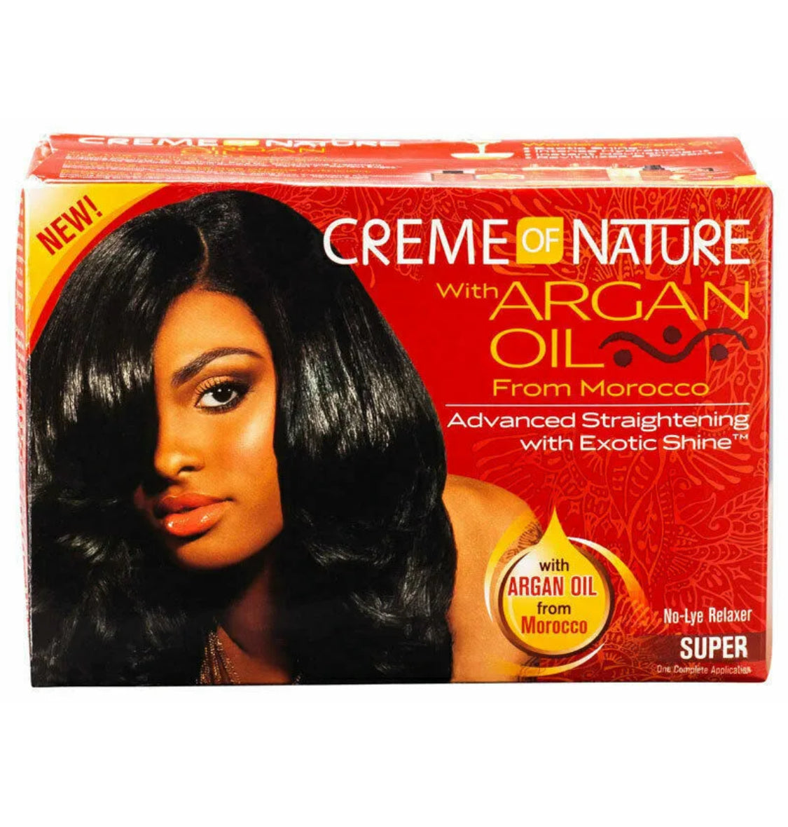 Creme of Nature Argan Oil No Lye Relaxer Kit Regular & Super Strength