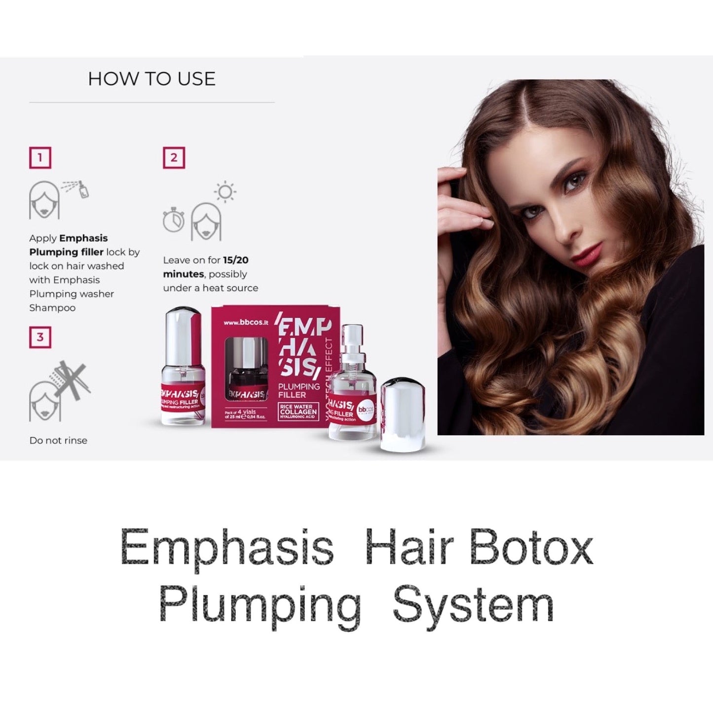 MHP- BBCOS Italian Emphasis Hair Botox Plumping Kit