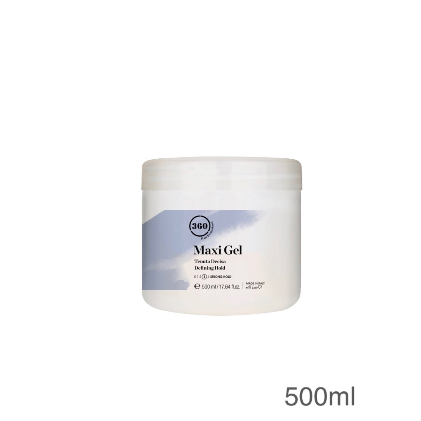 360 Hair Professional Maxi Gel Defining Hold 500g Unisex