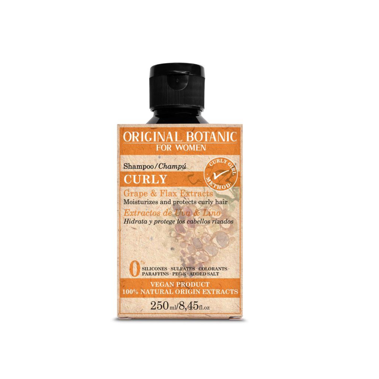 Original Botanic Curly Shampoo 250ml VEGAN