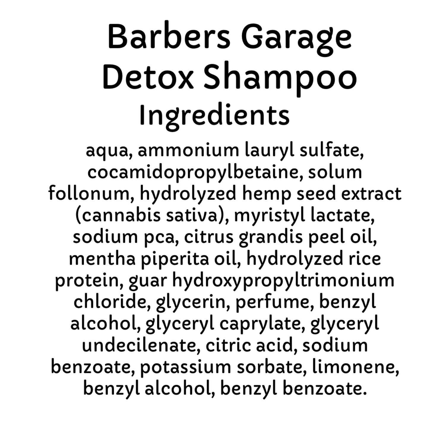 Barbers Garage Scrub Shampoo (250ml)