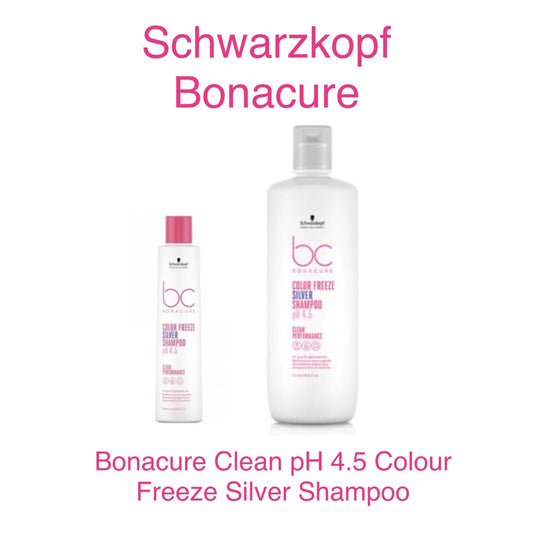 Schwarzkopf Bonacure Clean pH 4.5 Colour Freeze Silver Shampoo